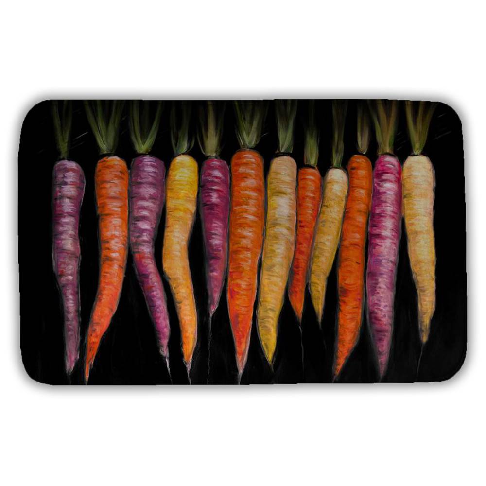5930-2134-GA61 21 x 34 in. Rustic Carrots Varieties Bath Mat - Cozy Home Decor Essentials