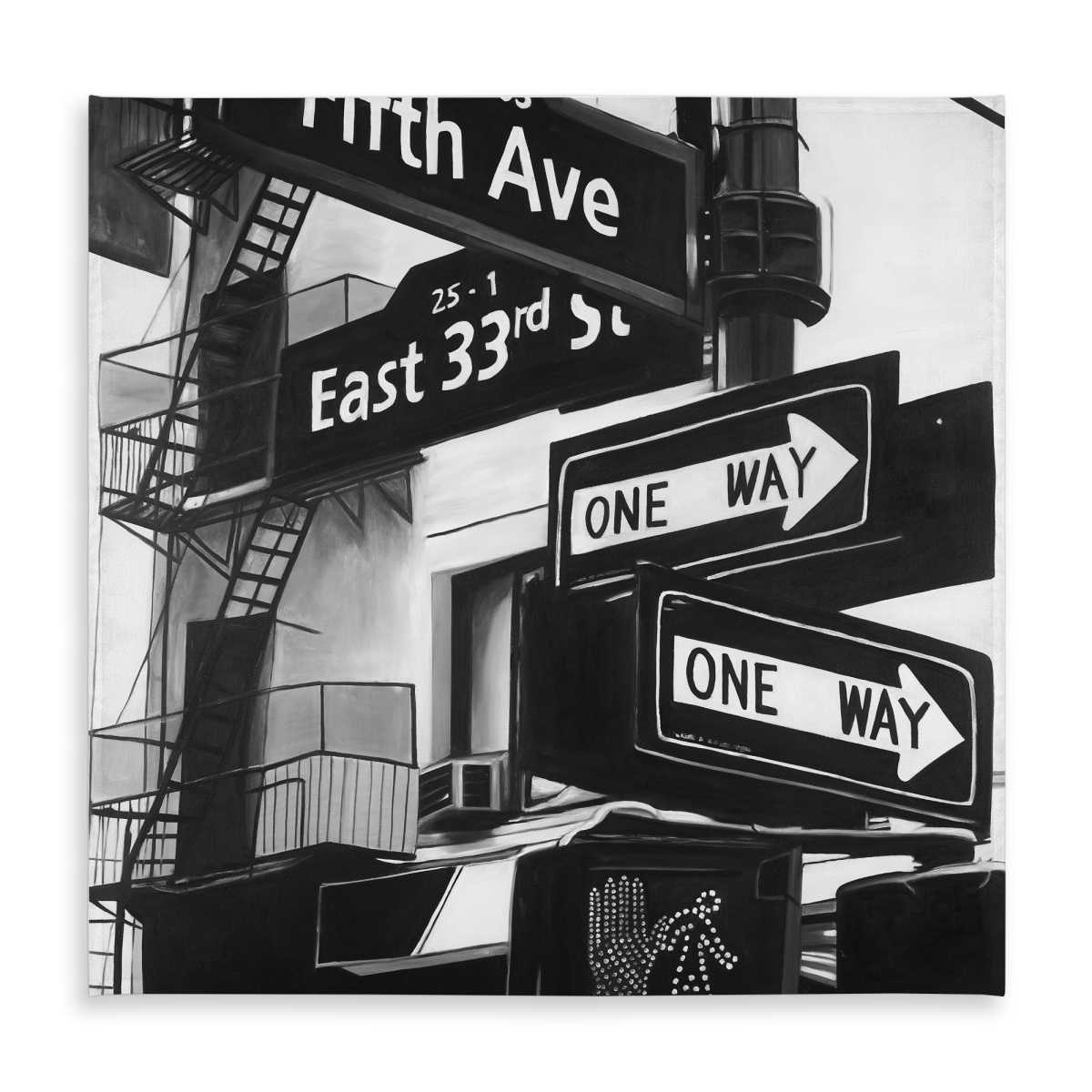 Picture of Begin Home Decor C1TC5858UHKDPC 58 x 58 in. York City Signs Tablecloth - Indoor & Outdoor Home Decor