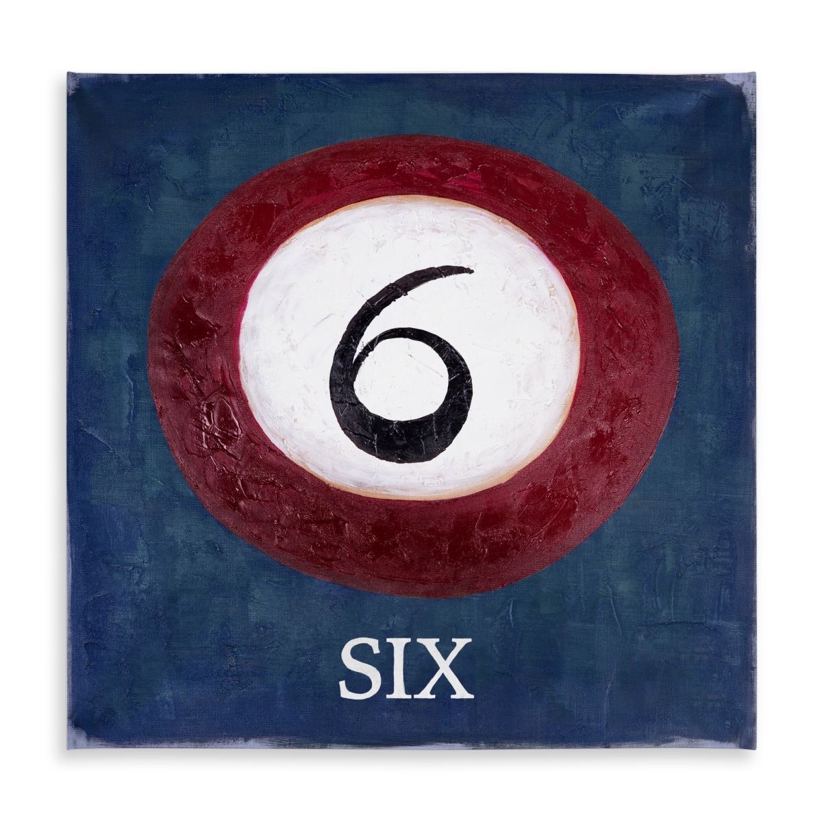 Picture of Begin Home Decor C1TC5858AGCYOW 58 x 58 in. Billiard Ball No6 Tablecloth - Indoor & Outdoor Home Decor