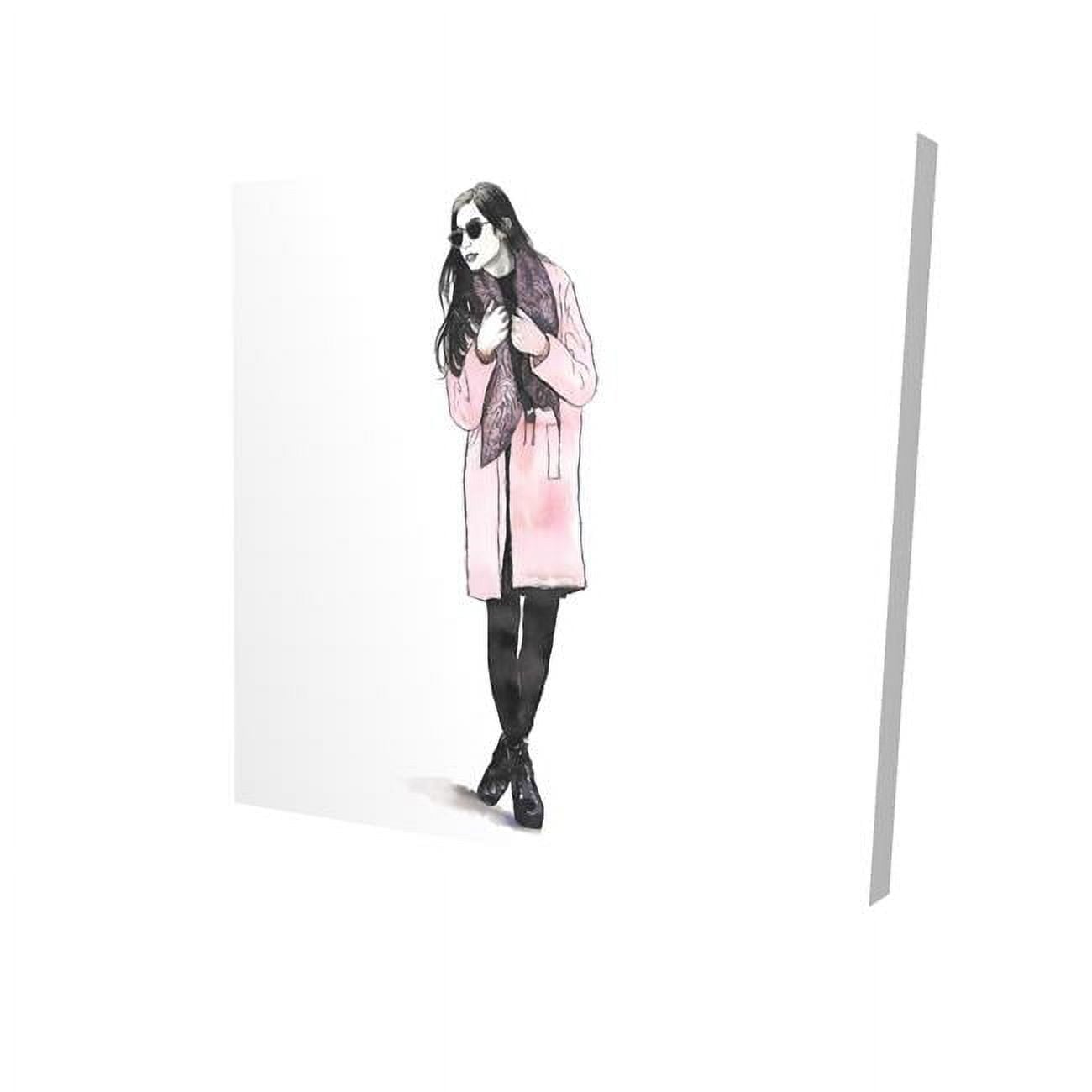 8 x 8 in. Woman Spring Look-Print on Canvas