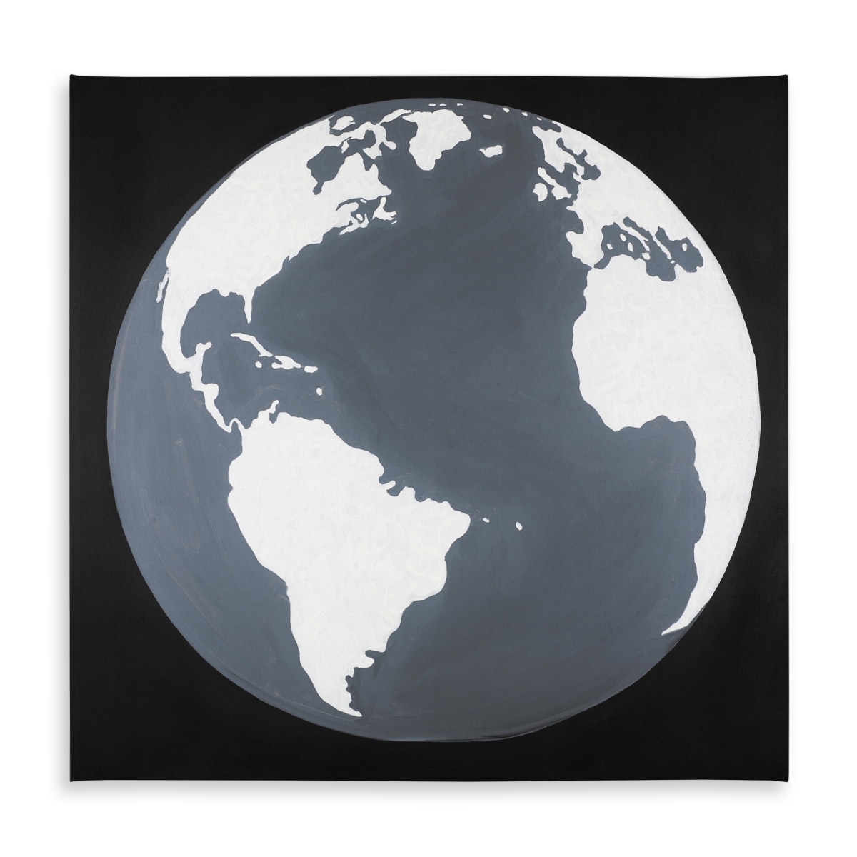 Picture of Begin Home Decor C1TC58588WXR18 58 x 58 in. Earth Satellite View Tablecloth - Scenic Blue Space Decor