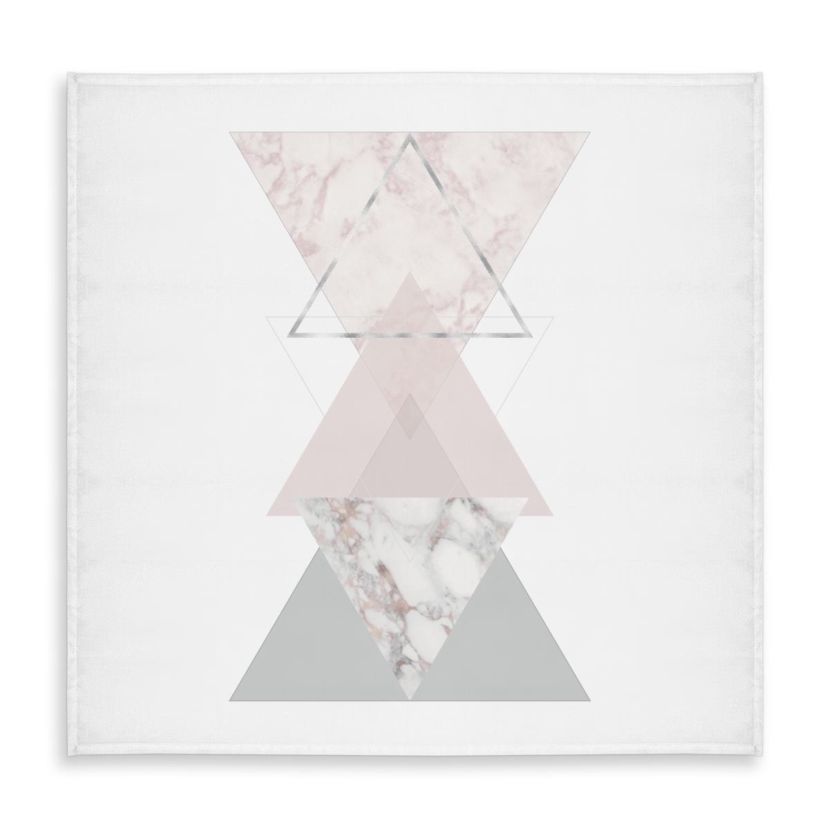 Picture of Begin Home Decor C1TC5858IYQ5ZH 58 x 58 in. Geometric Art Tablecloth - Minimalist Shapes Indoor & Outdoor