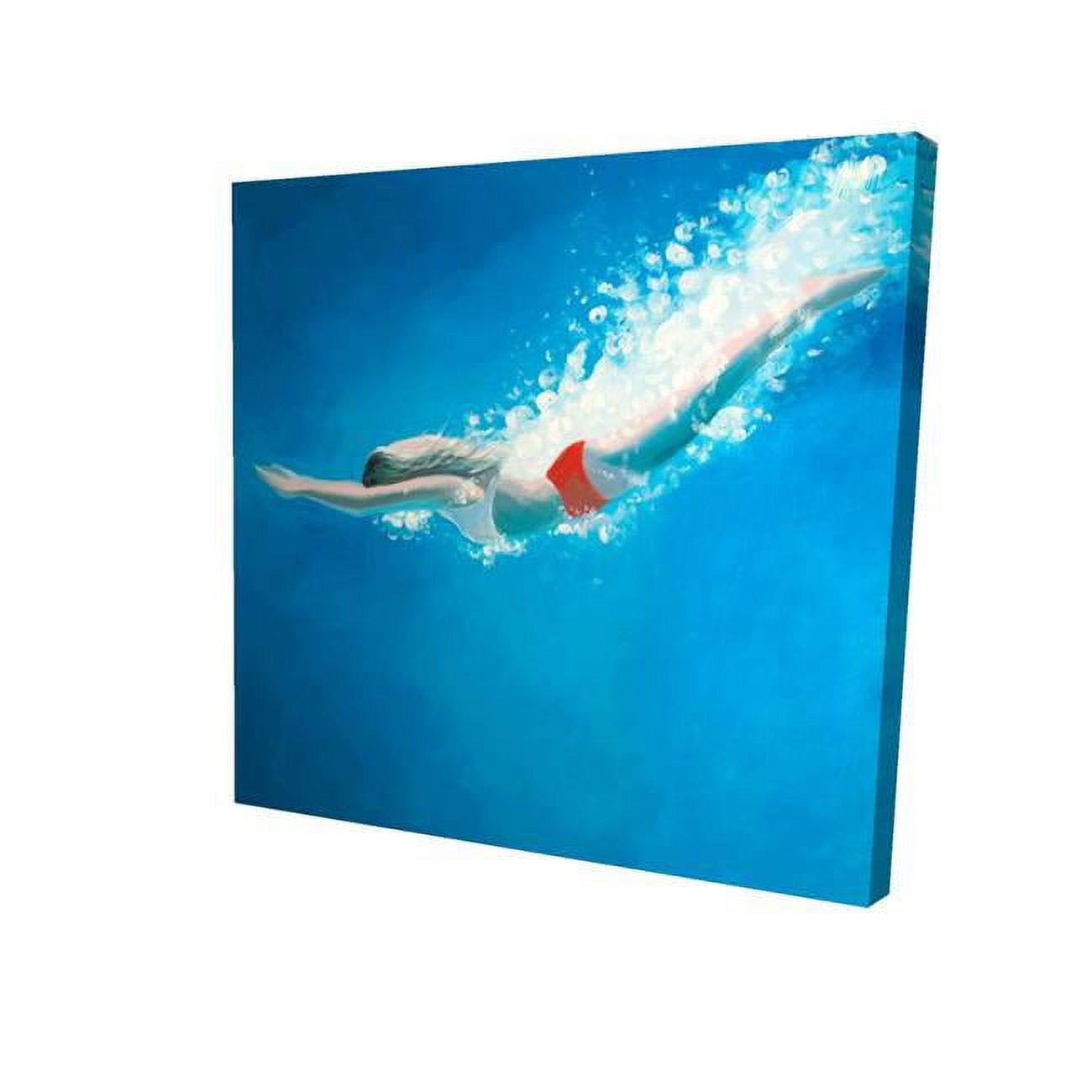 8 x 8 in. Diving Jump-Print on Canvas