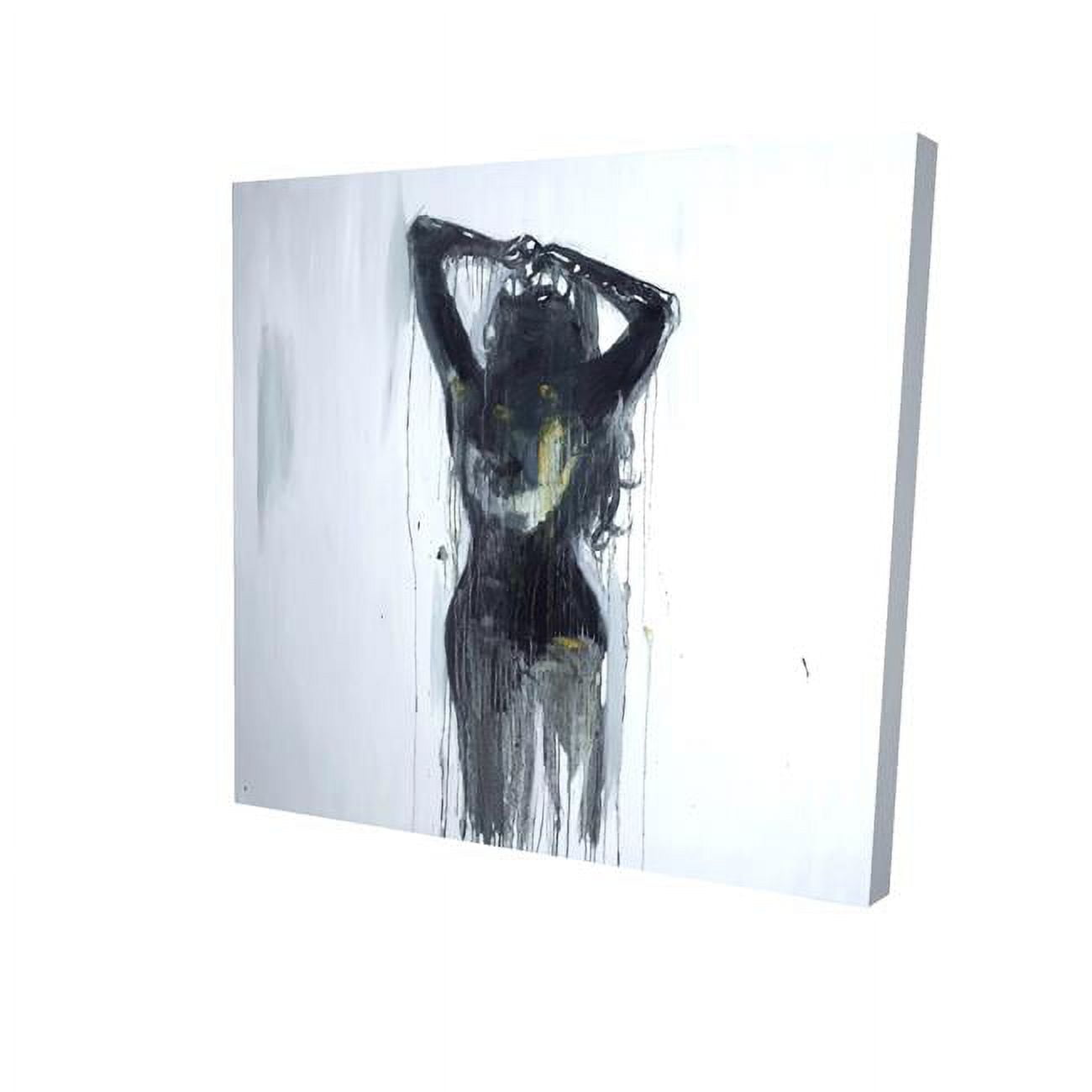 8 x 8 in. Female Silhouette-Print on Canvas