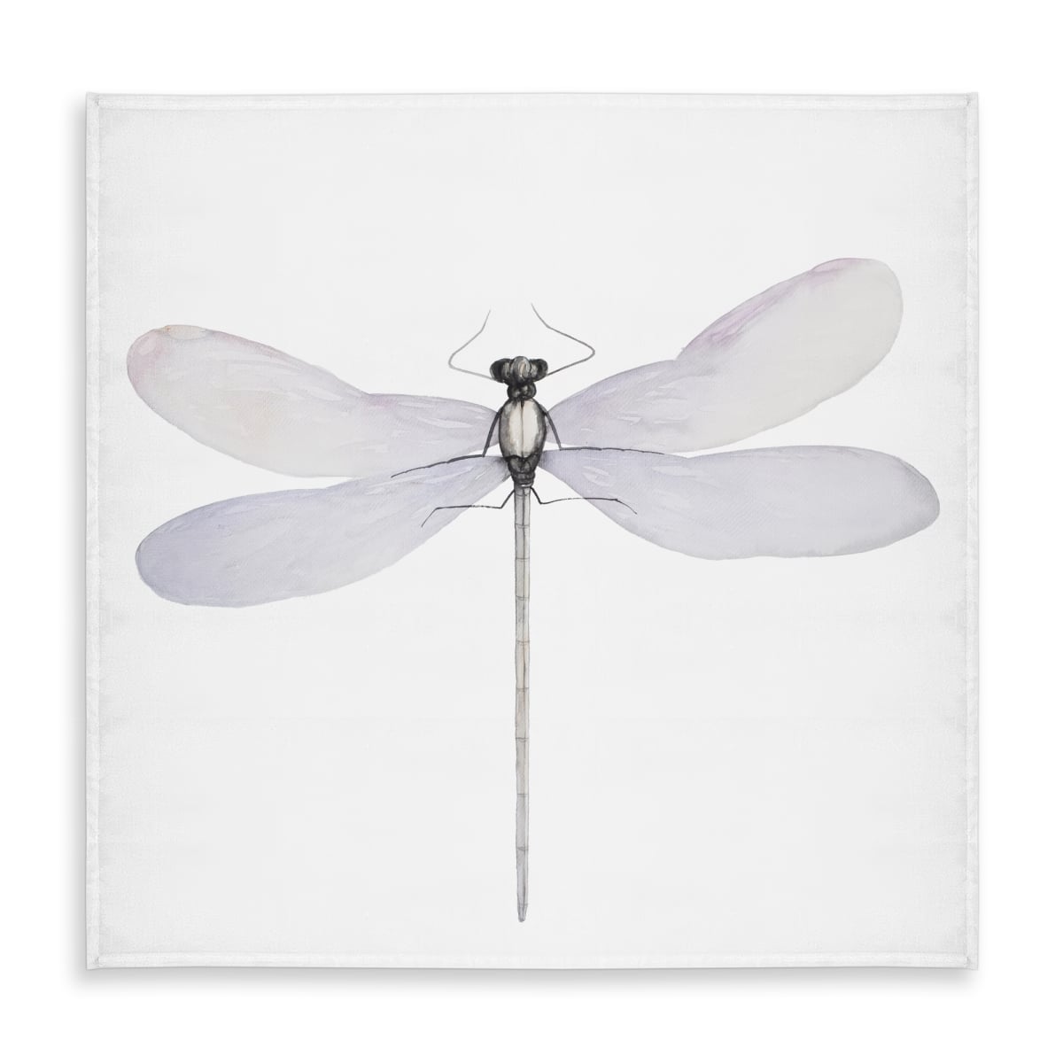 Picture of Begin Home Decor C1TC5858TLR35T 58 x 58 in. Delicate Dragonfly Tablecloth - Minimalist Insect Home Decor