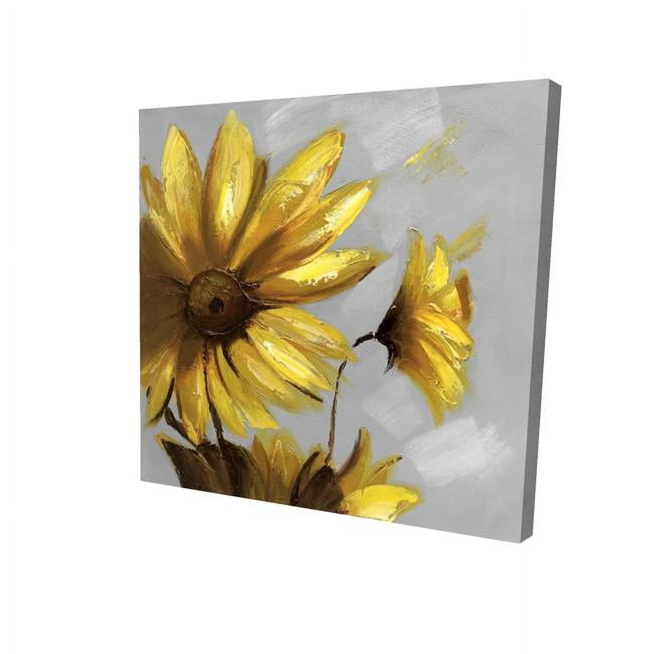 8 x 8 in. Mountain Arnica Flowers-Print on Canvas
