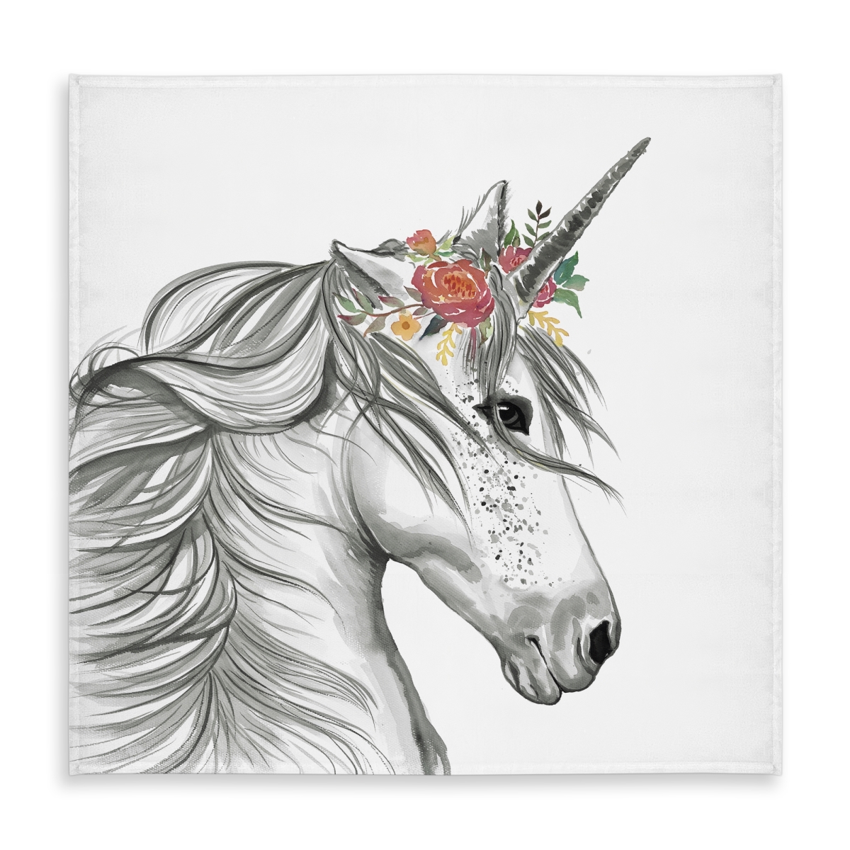 Picture of Begin Home Decor C1TC5858FTI8PJ 58 x 58 in. Magic Unicorn Horse Tablecloth - Indoor & Outdoor Home Decor
