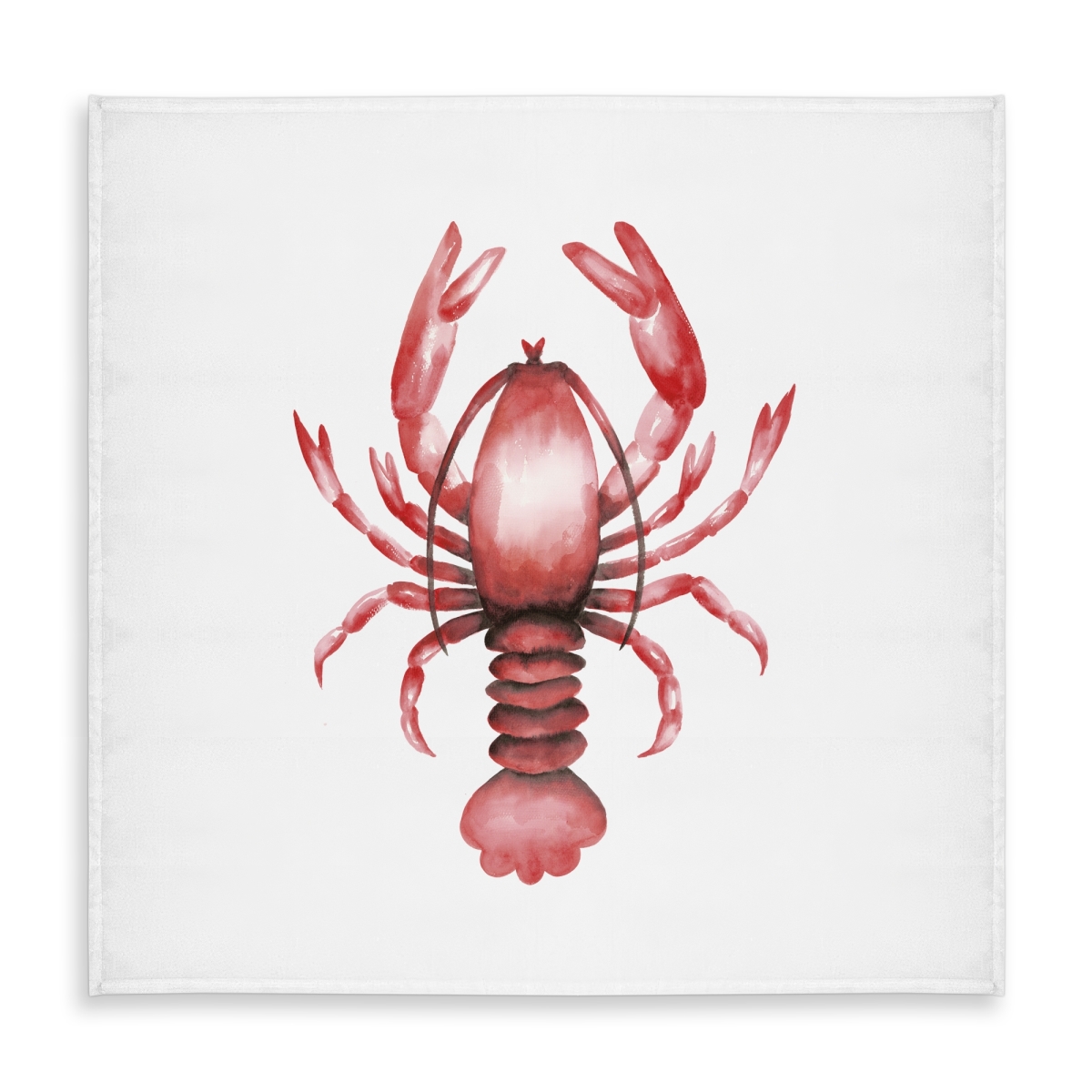 Picture of Begin Home Decor C1TC5858H05GKD 58 x 58 in. Lobster Marine Tablecloth - Indoor & Outdoor Home Decor