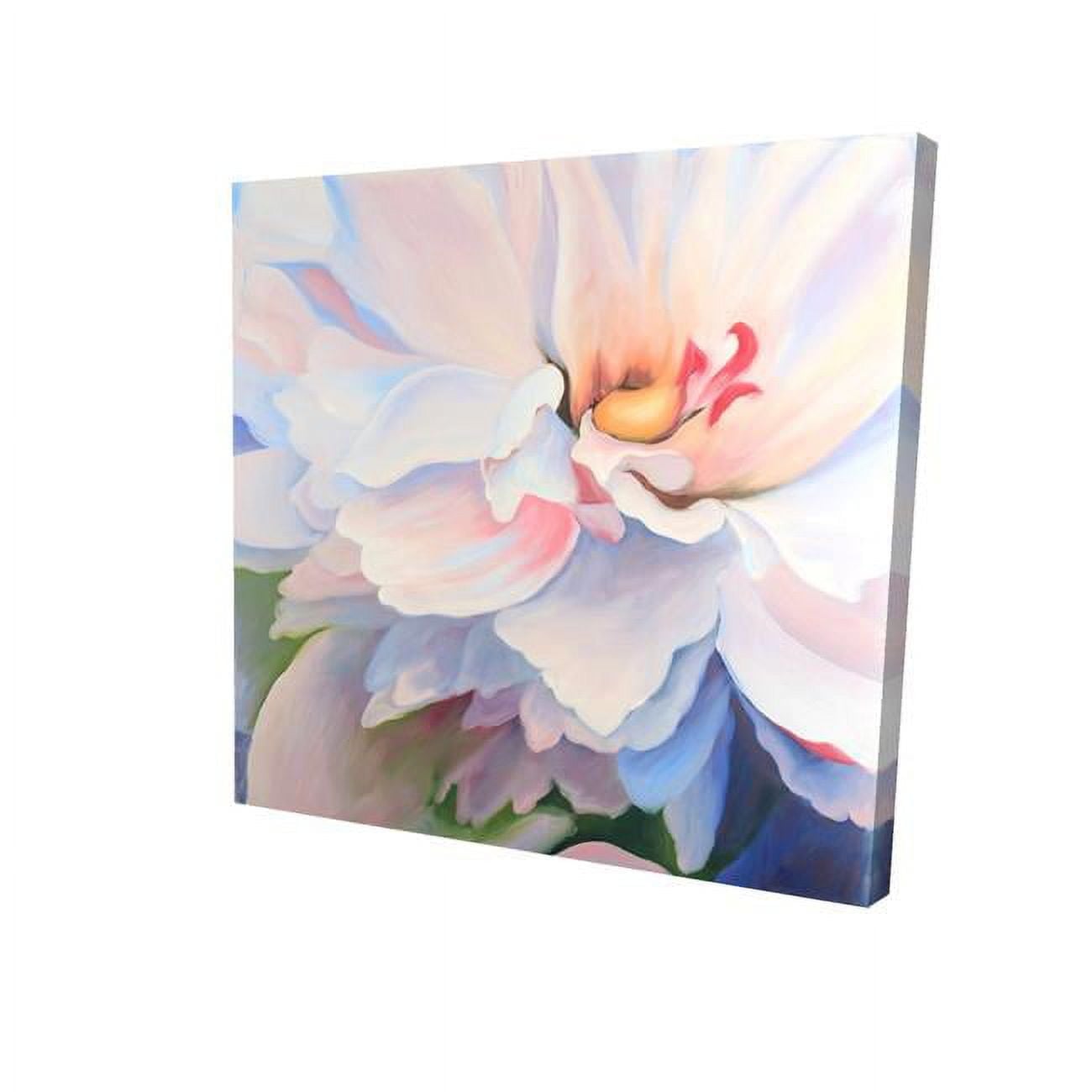 8 x 8 in. Pastel Colored Flower-Print on Canvas