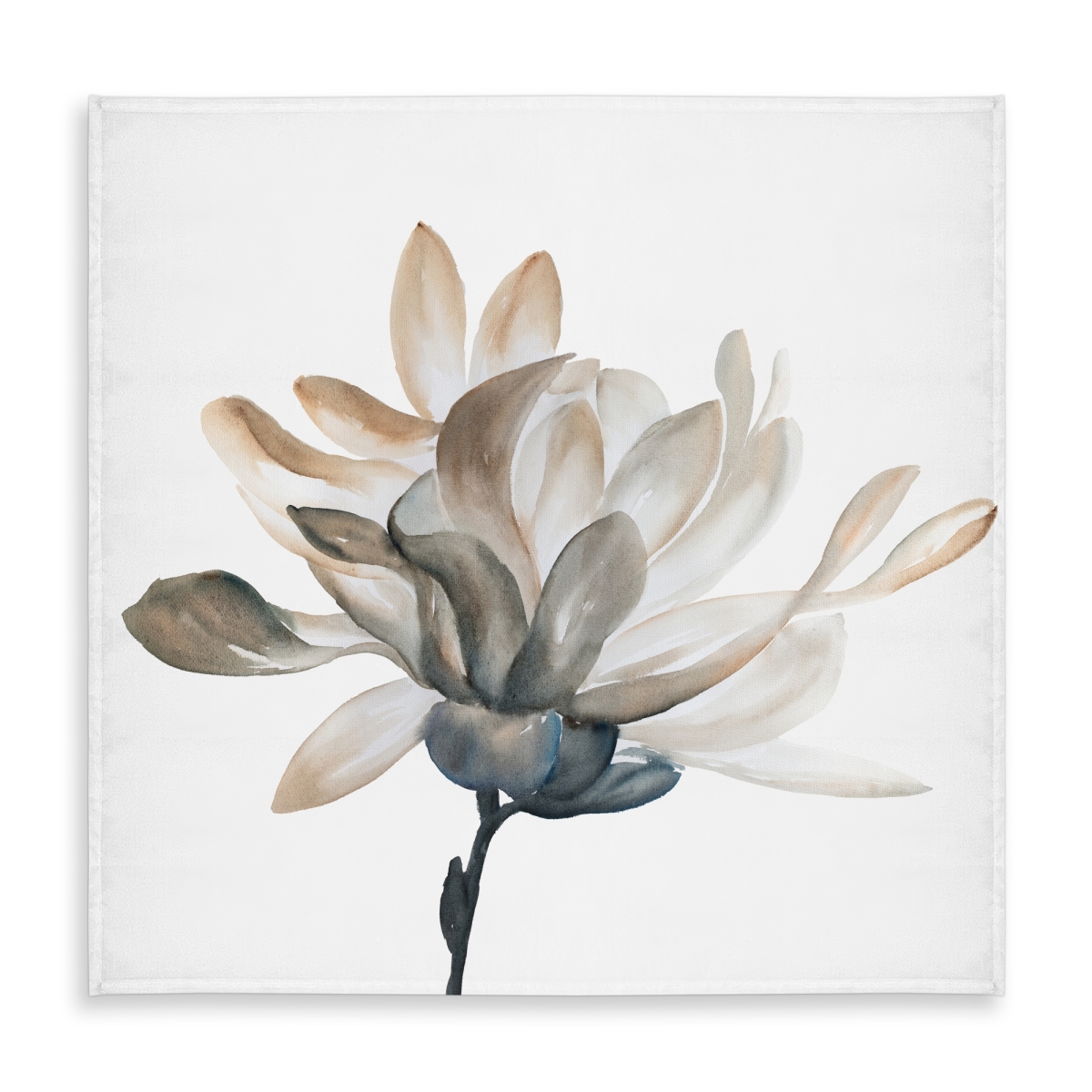Picture of Begin Home Decor C1TC58584GRZG1 58 x 58 in. Softness Floral Botanical Tablecloth - Indoor & Outdoor Decor