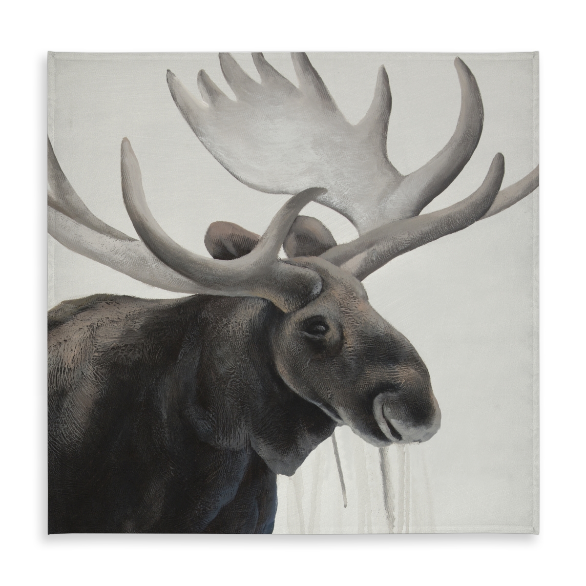 Picture of Begin Home Decor C1TC5858LEXCX9 58 x 58 in. Rustic Moose Brown Deer Tablecloth - Indoor Outdoor Decor