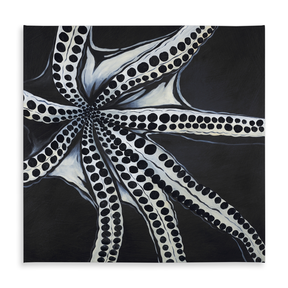 Picture of Begin Home Decor C1TC5858RNUHT2 58 x 58 in. Large Octopus Tentacle Tablecloth - Aquatic Decor for Home