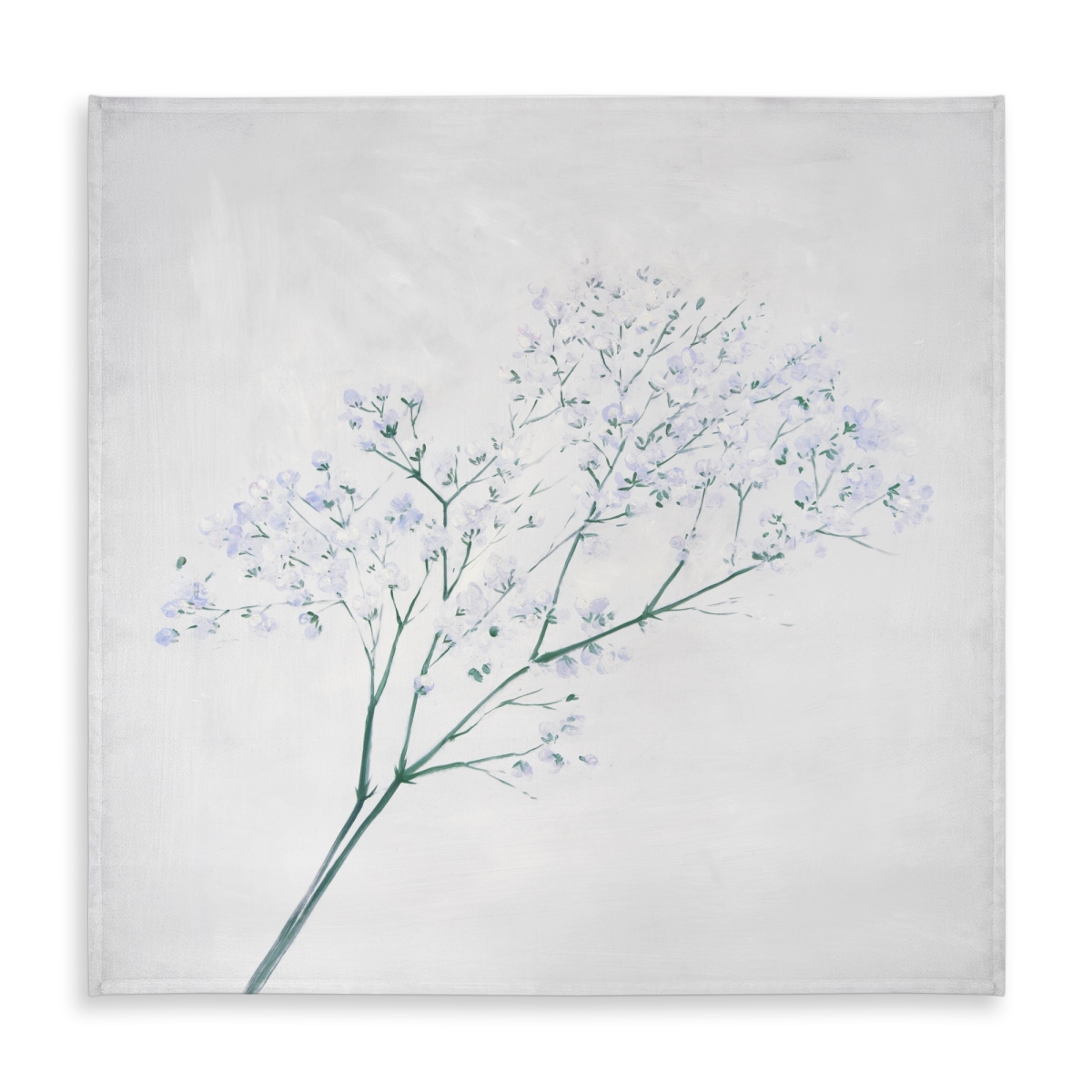 Picture of Begin Home Decor C1TC5858CZ1Y5V 58 x 58 in. Blue Minimalist Tablecloth - Indoor & Outdoor Floral Home Decor