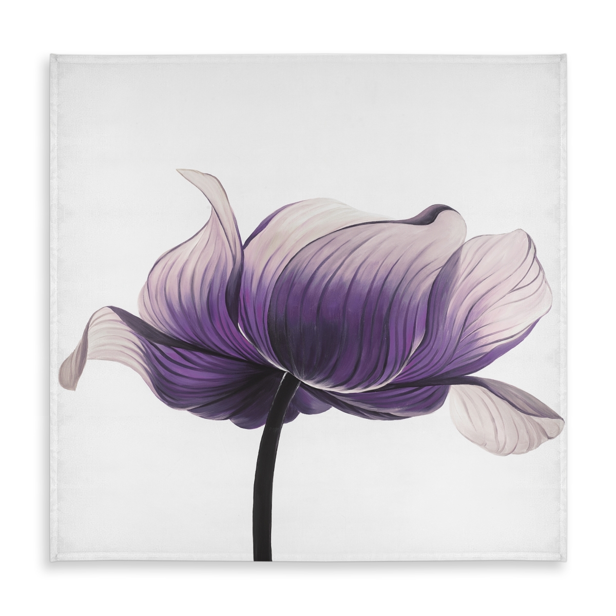 Picture of Begin Home Decor C1TC5858P9UOQV 58 x 58 in. Purple Anemone Flower Tablecloth - Indoor & Outdoor Home Decor