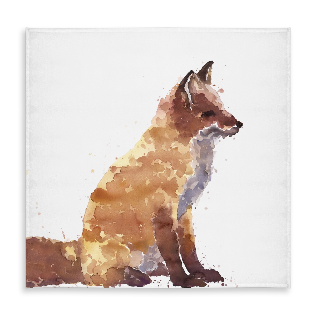 Picture of Begin Home Decor C1TC5858TORSND 58 x 58 in. Red Fox Tablecloth - Scandinavian Indoor & Outdoor Home Decor