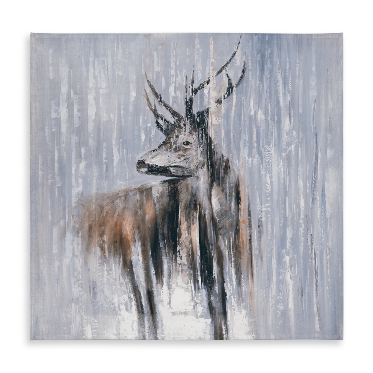 Picture of Begin Home Decor C1TC5858M26TSE 58 x 58 in. Deer in the Forest Tablecloth - Indoor & Outdoor Home Decor