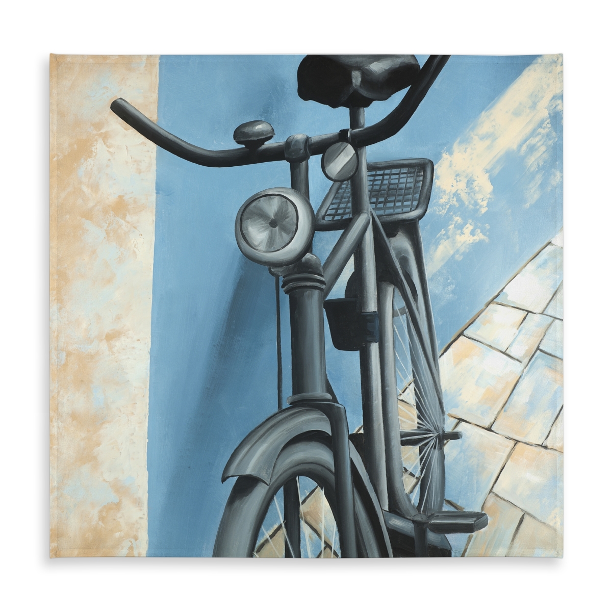 Picture of Begin Home Decor C1TC5858N5FX8U 58 x 58 in. Abandoned Bicycle Tablecloth - Indoor & Outdoor Home Decor