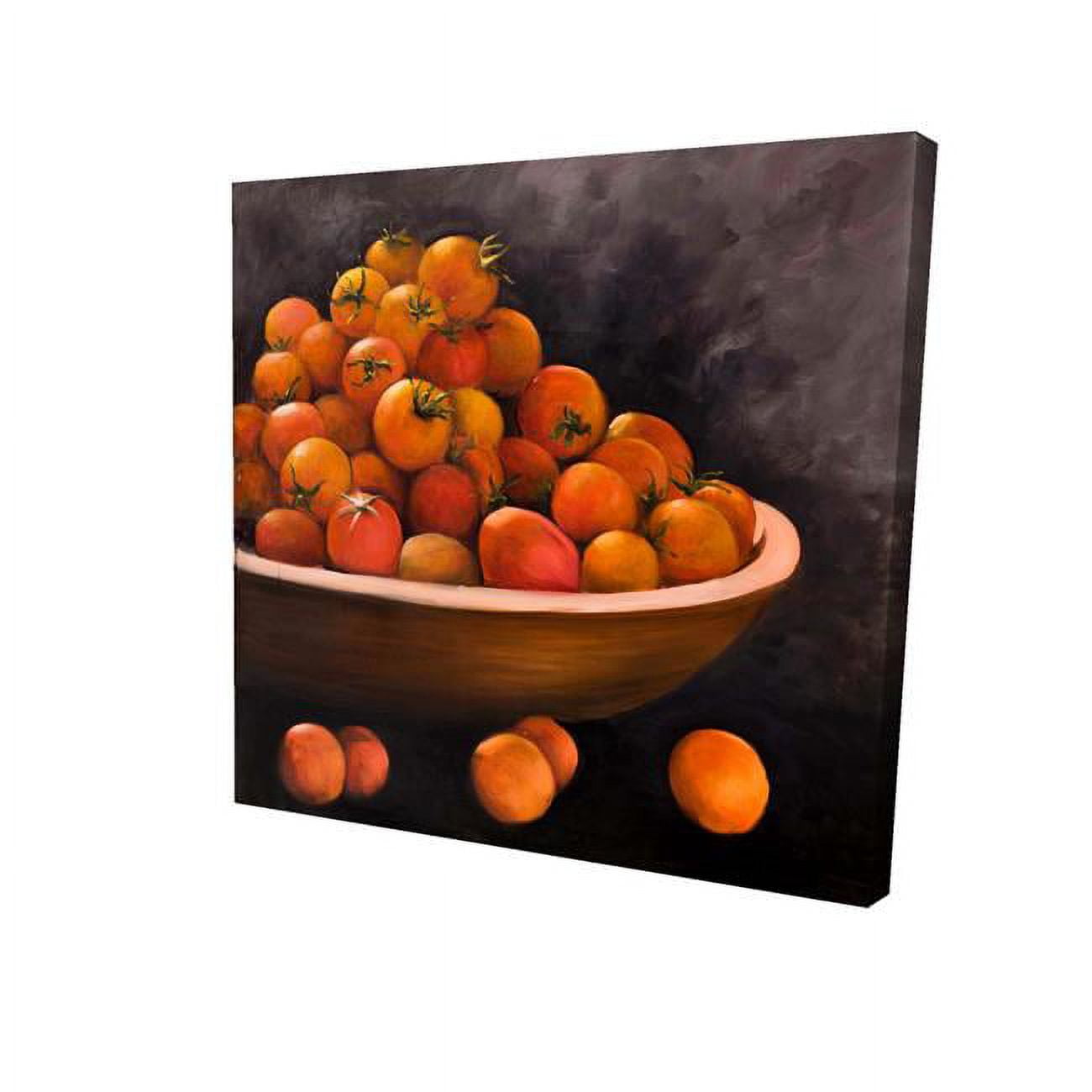 12 x 12 in. Bowl of Cherry Tomatoes-Print on Canvas