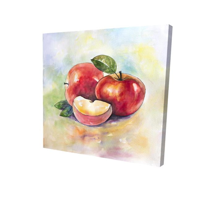 12 x 12 in. Succulent Apples-Print on Canvas