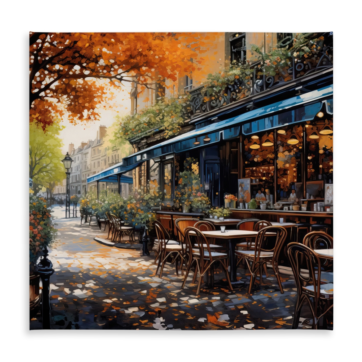 Picture of Begin Home Decor C1TC5858W9LIXI 58 x 58 in. My Secret Place Tablecloth - Indoor & Outdoor Bedroom Decor