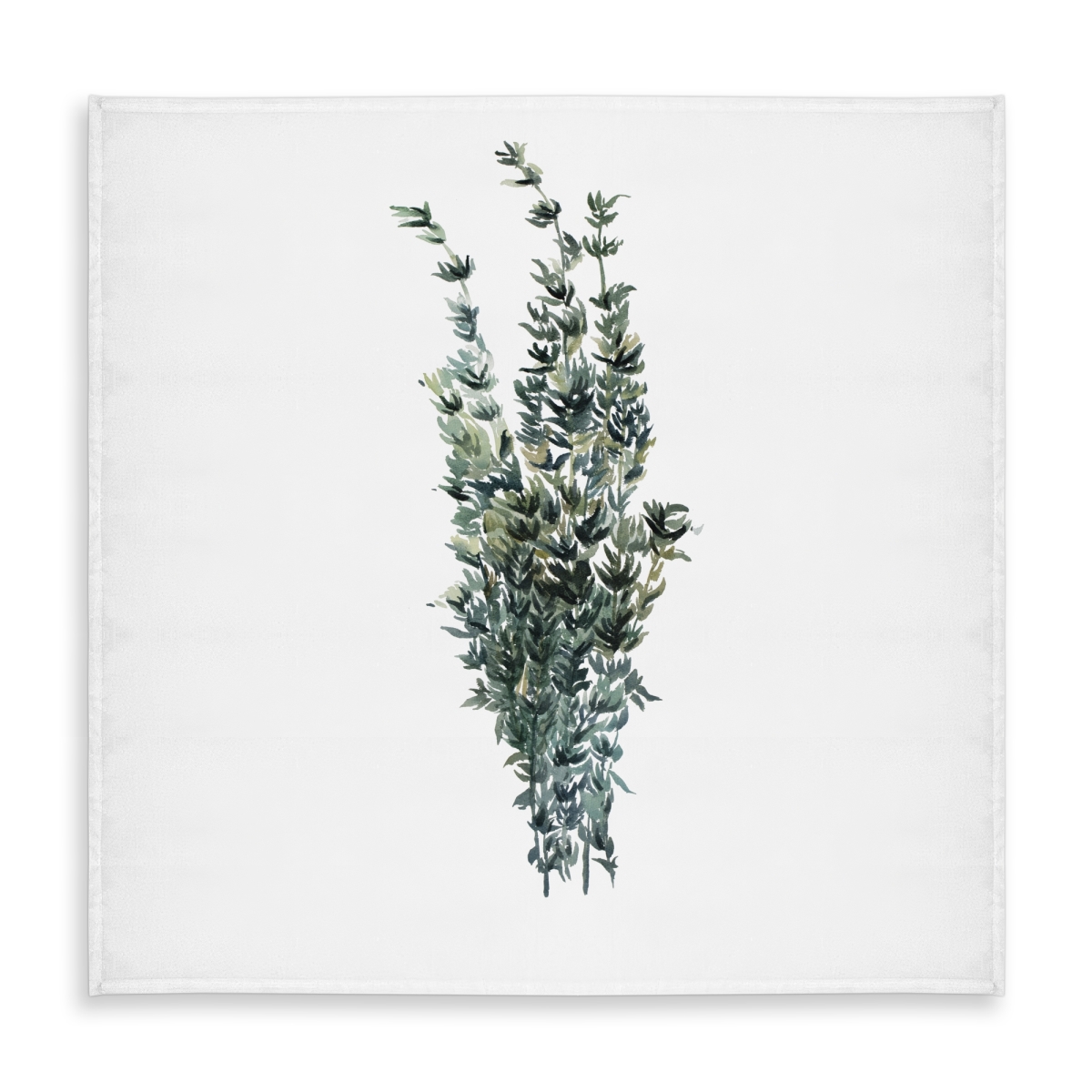Picture of Begin Home Decor C1TC58585XG1CH 58 x 58 in. Illustrative Leaves White Tablecloth - Indoor & Outdoor Decor