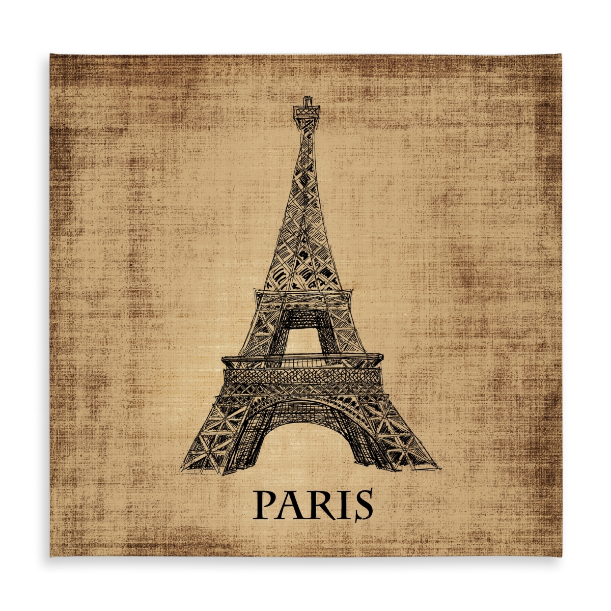 Picture of Begin Home Decor C1TC5858JK7SVY 58 x 58 in. Eiffel Tower Tablecloth - Indoor & Outdoor Home Decor