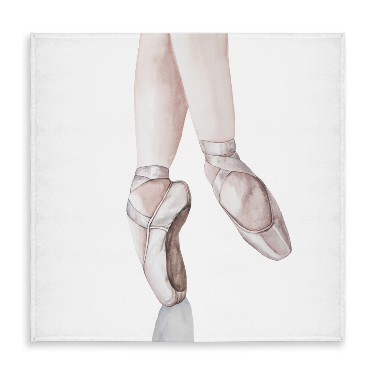 Picture of Begin Home Decor C1TC5858Q7D7RQ 58 x 58 in. Romantic Hobbies Ballerina Feet Tablecloth - Indoor & Outdoor Decor