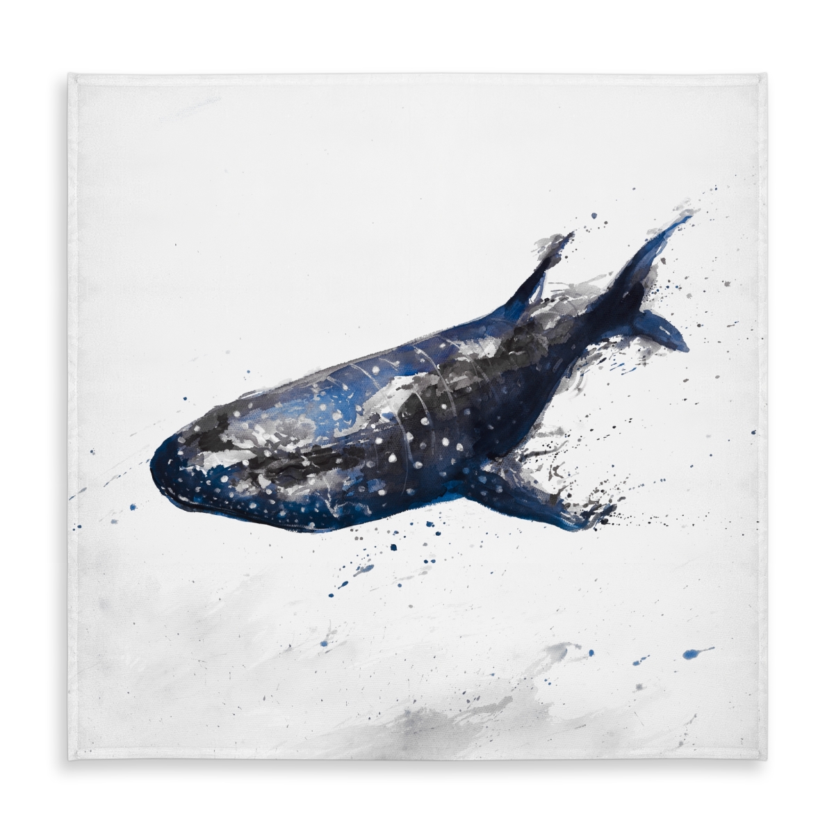 Picture of Begin Home Decor C1TC58585CWL06 58 x 58 in. Abstract Whale Shark Tablecloth - Indoor & Outdoor Home Decor