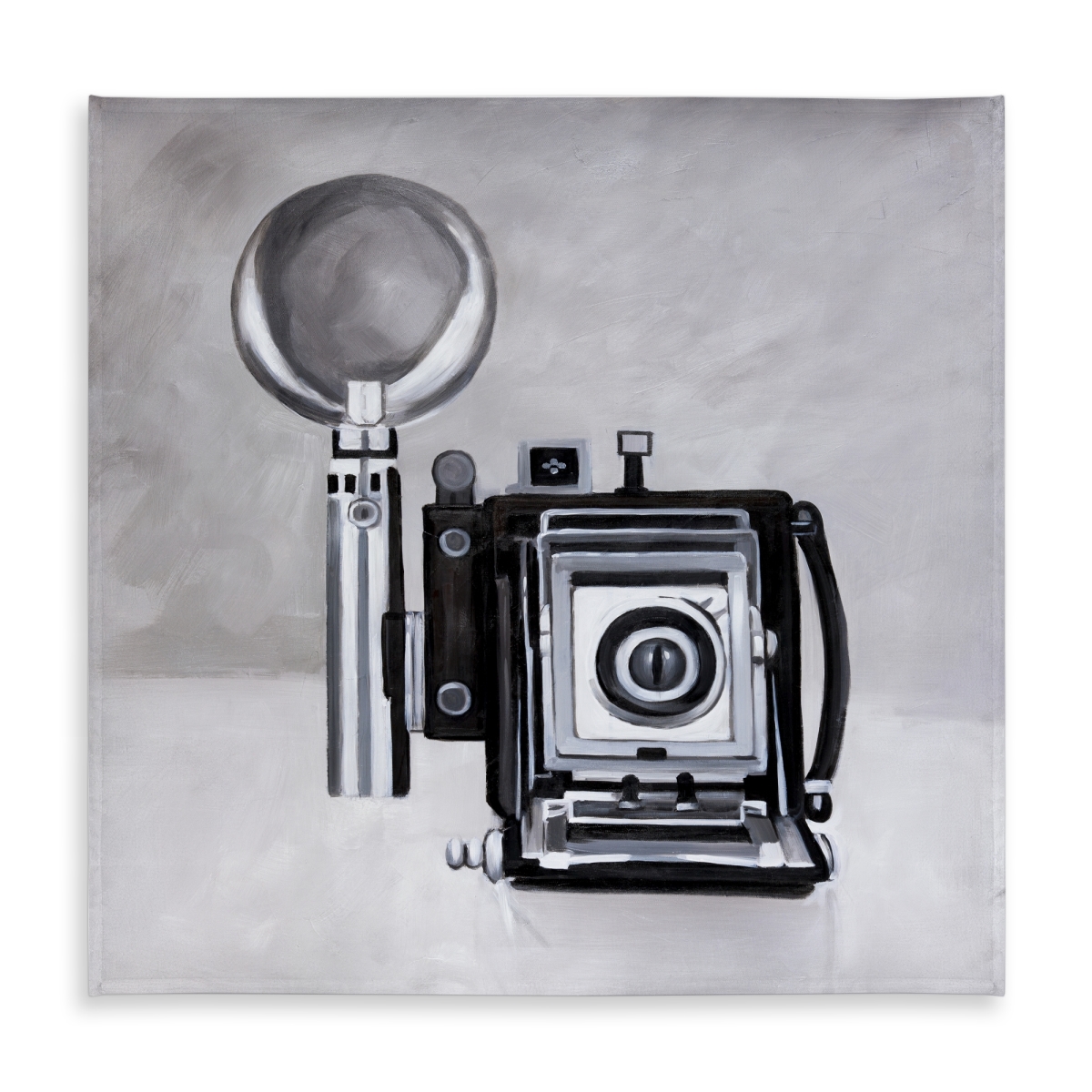 Picture of Begin Home Decor C1TC5858K2F60U 58 x 58 in. Antique Camera Tablecloth - Gray Indoor & Outdoor Home Decor