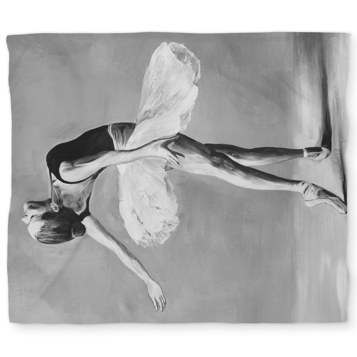 C1DCKSW0D2K70G Classic Ballet Dancer King Size Duvet Cover - Black & White Home Decor