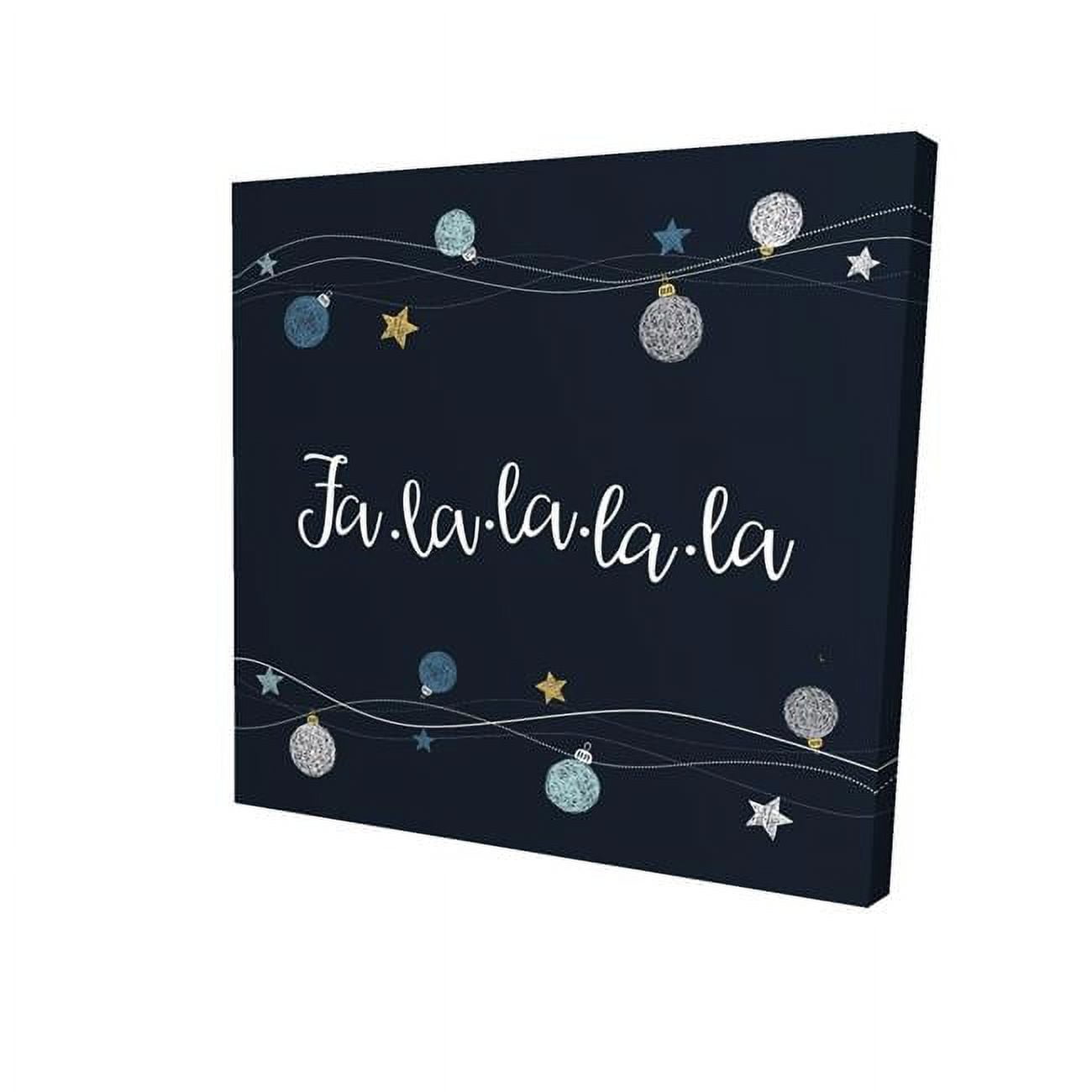 12 x 12 in. Christmas Ball Vector-Print on Canvas