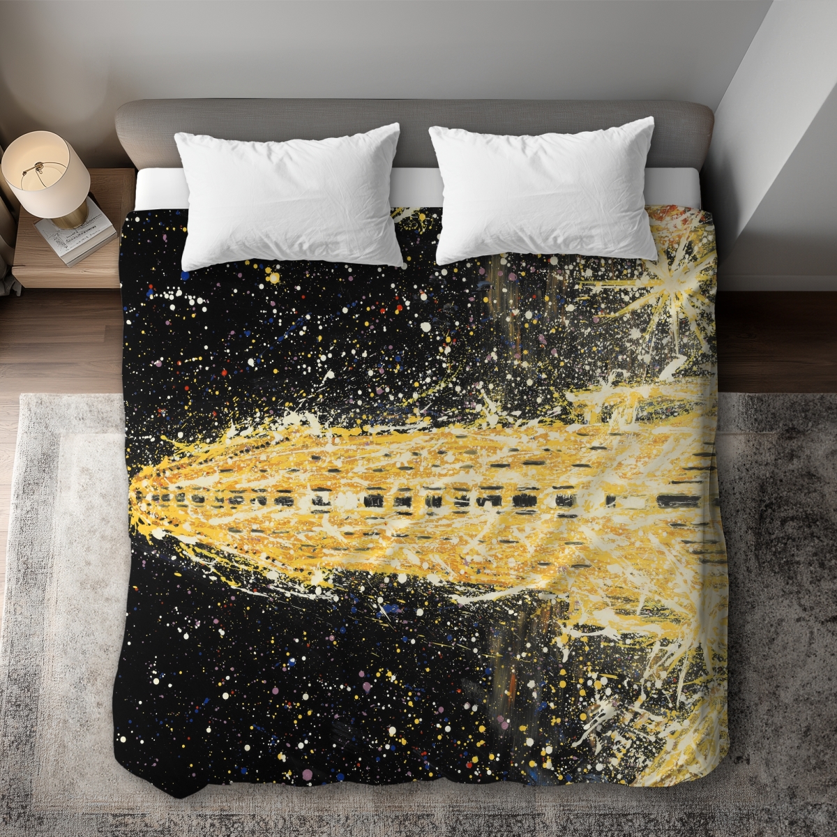 C1DCKSW08SU9CN Abstract Flatiron Building King Size Duvet Cover - Building Cities Decor