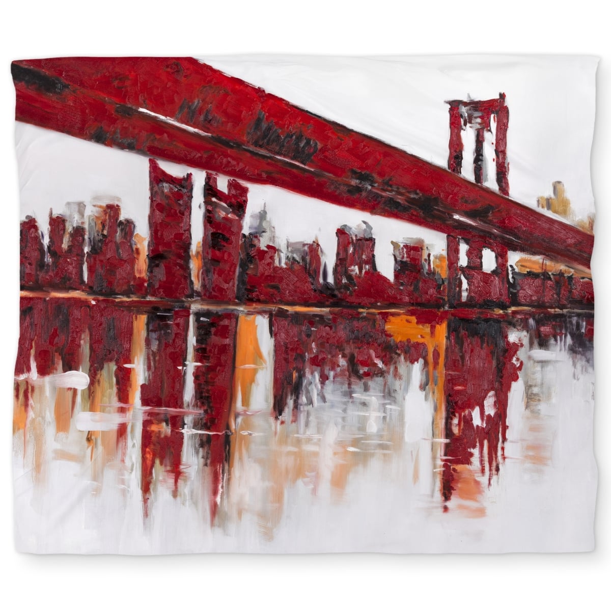C1DCKSW0H7B2TX Red Bridge Architecture Office King Size Duvet Cover - Home Decor