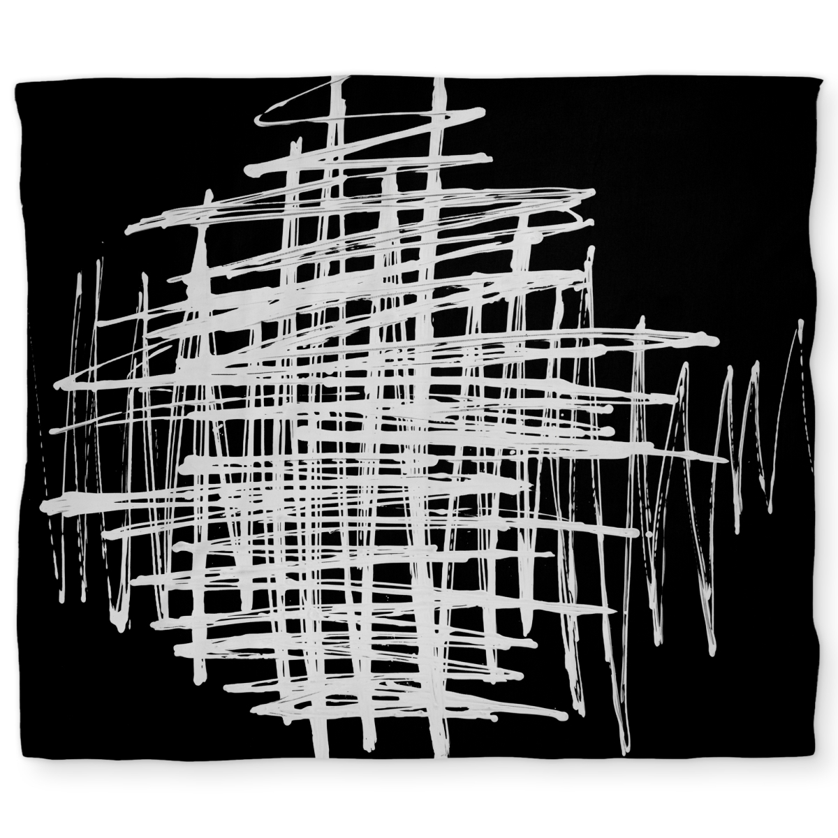 C1DCKSW047MTD8 Contrast Black & White King Size Duvet Cover for Home Decor