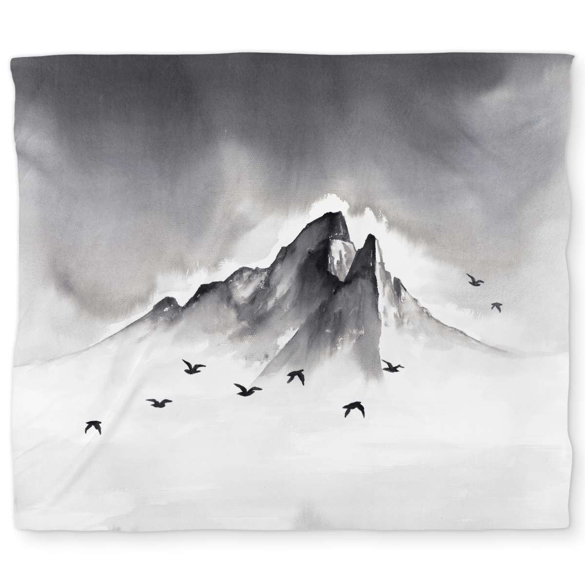 C1DCKSW04EA6TU Mountain Peak Minimalist Office King Size Duvet Cover - Home Decor