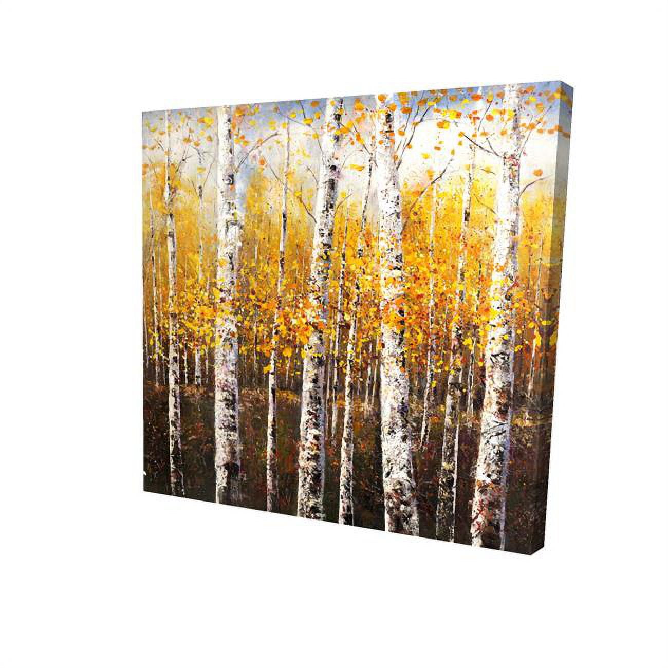 12 x 12 in. Birches by Sunny Day-Print on Canvas