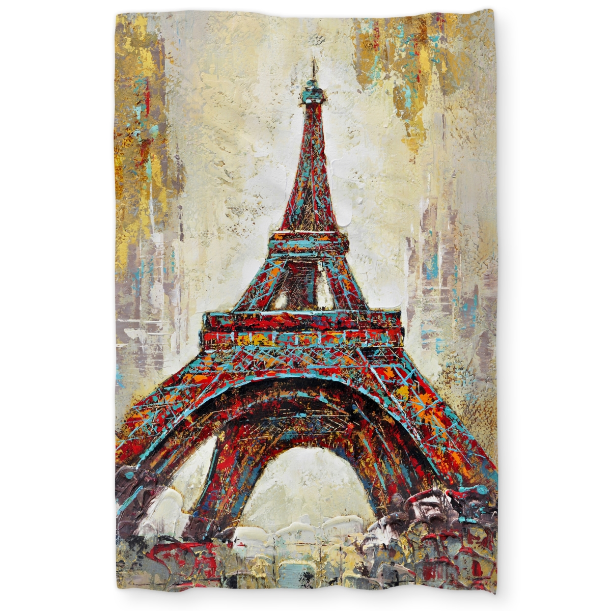 C1DCTSW0OP7DLV Abstract Eiffel Tower Twin Size Duvet Cover - Home Decor Inspiration