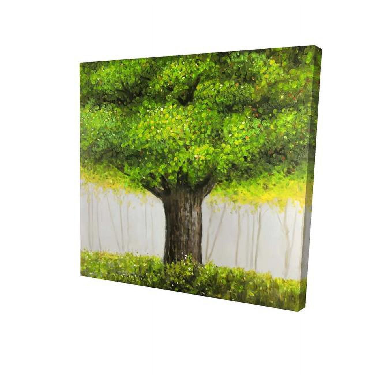 12 x 12 in. Big Green Tree-Print on Canvas