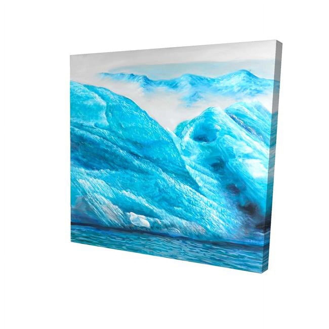 12 x 12 in. Icebergs-Print on Canvas