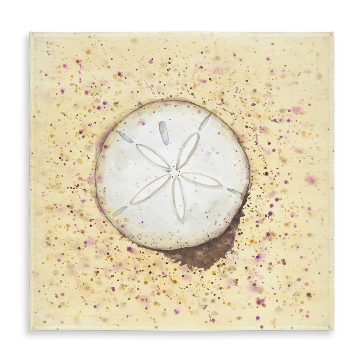 Picture of Begin Home Decor C1TC58587MMVZT 58 x 58 in. Sand-Dollar Coastal Tablecloth - Aquatic Bathroom Decor