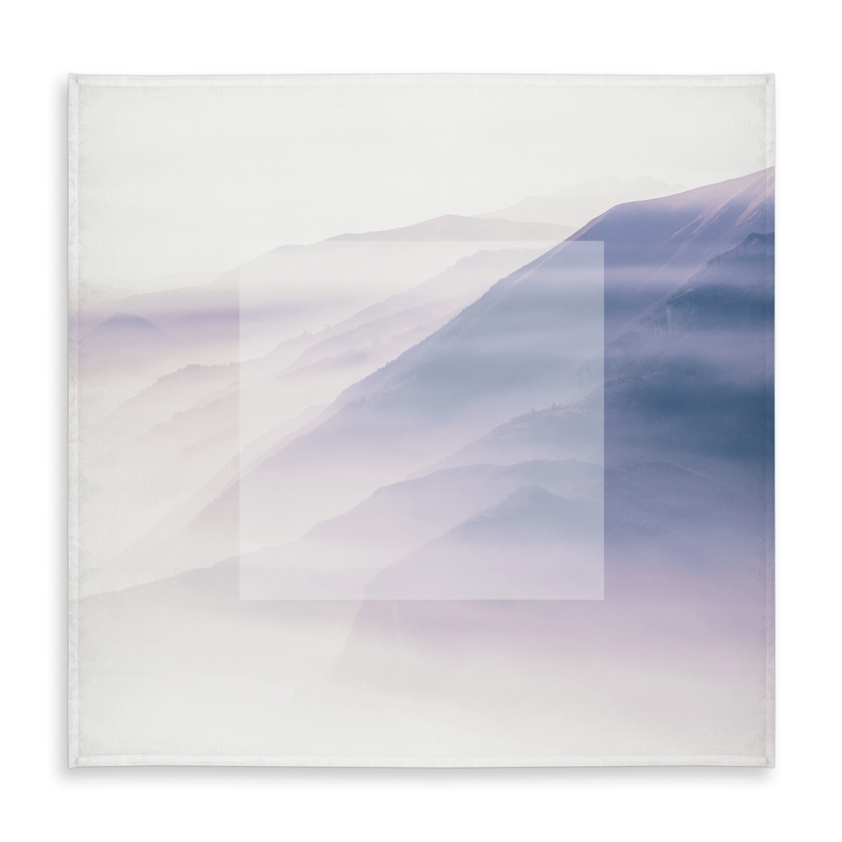 Picture of Begin Home Decor C1TC58588EZA97 58 x 58 in. Mist Minimalist Bedroom Landscape Tablecloth - Indoor & Outdoor Decor