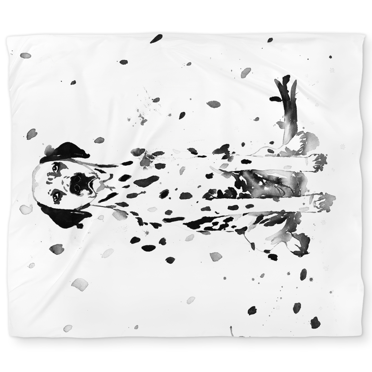 C1DCKSW0ACCTM4 Dalmatian Dog Bedroom White King Size Duvet Cover - Home Decor Essentials