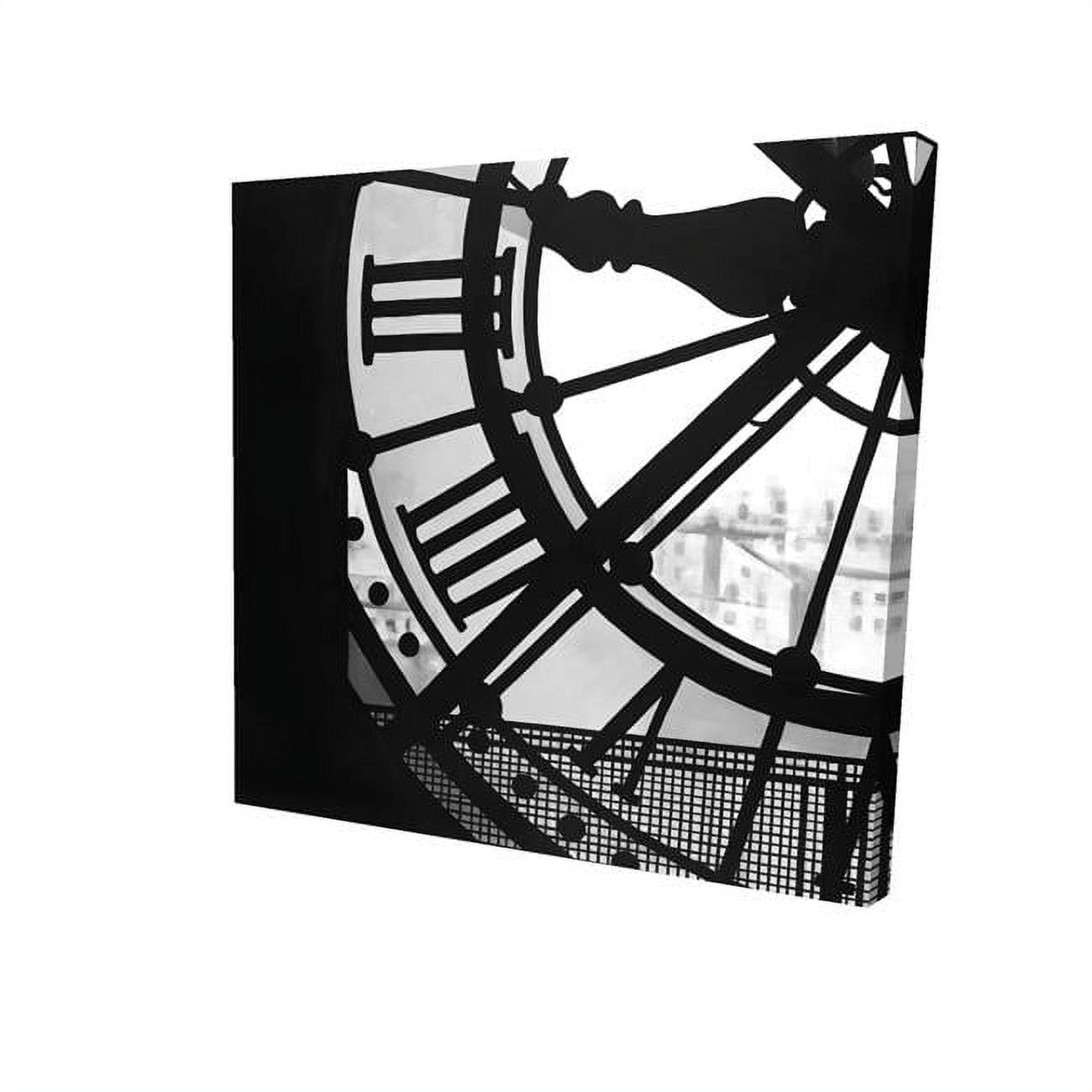 12 x 12 in. Clock At The Orsay Museum-Print on Canvas