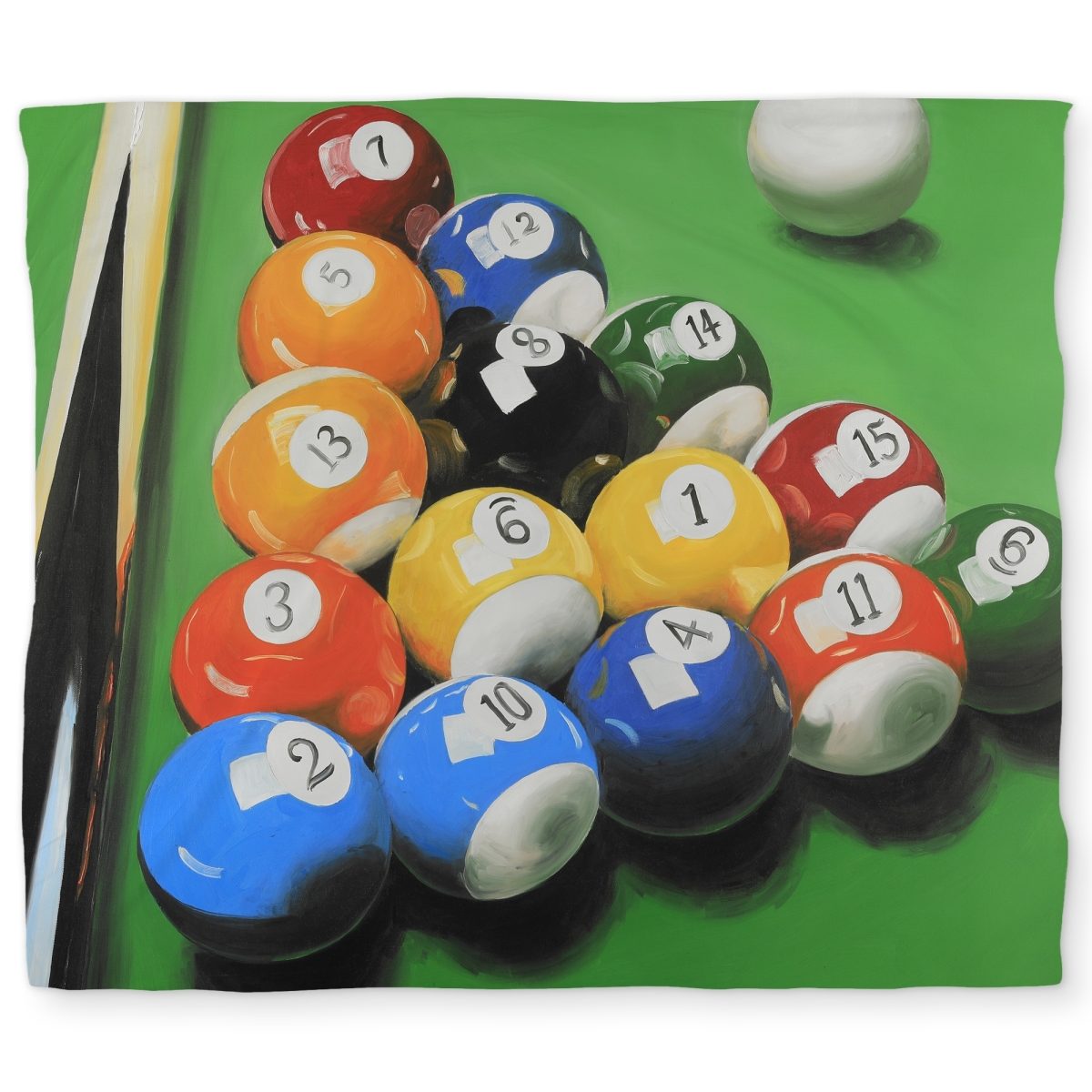 C1DCKSW0Q12CXF Pool Table with Ball Formation King Size Duvet Cover - Man Cave Decor