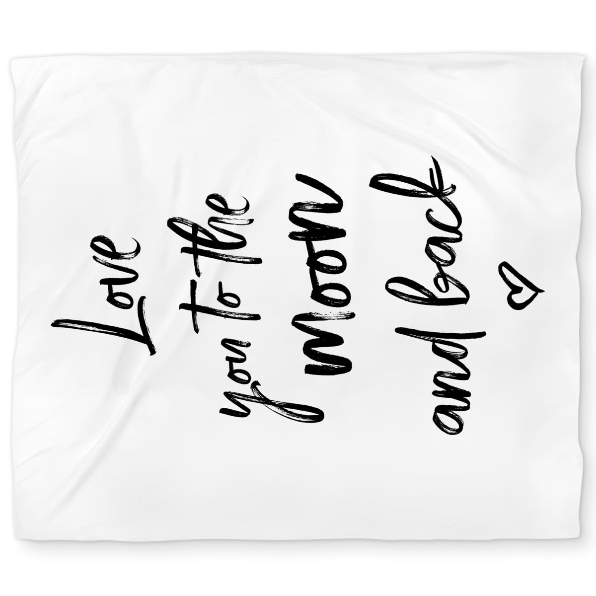 C1DCKSW0CLQIXF Romantic Astronomy Black King Size Duvet Cover - Love You To the Moon