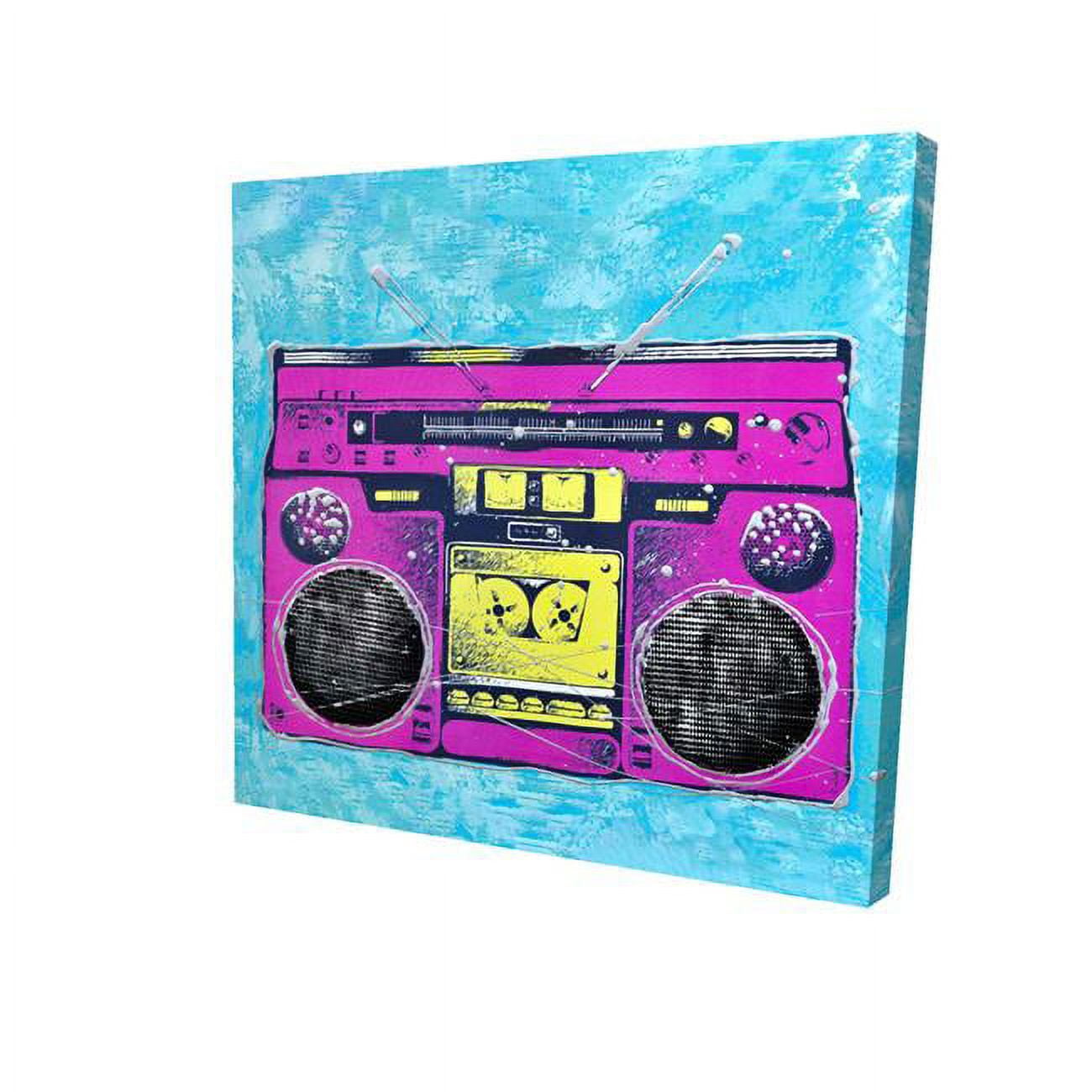 12 x 12 in. Radio Rttro-Print on Canvas