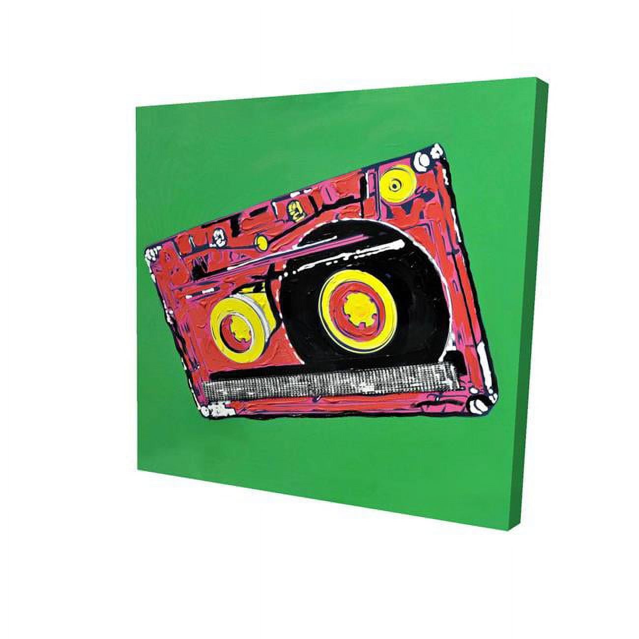 12 x 12 in. Tape Player-Print on Canvas