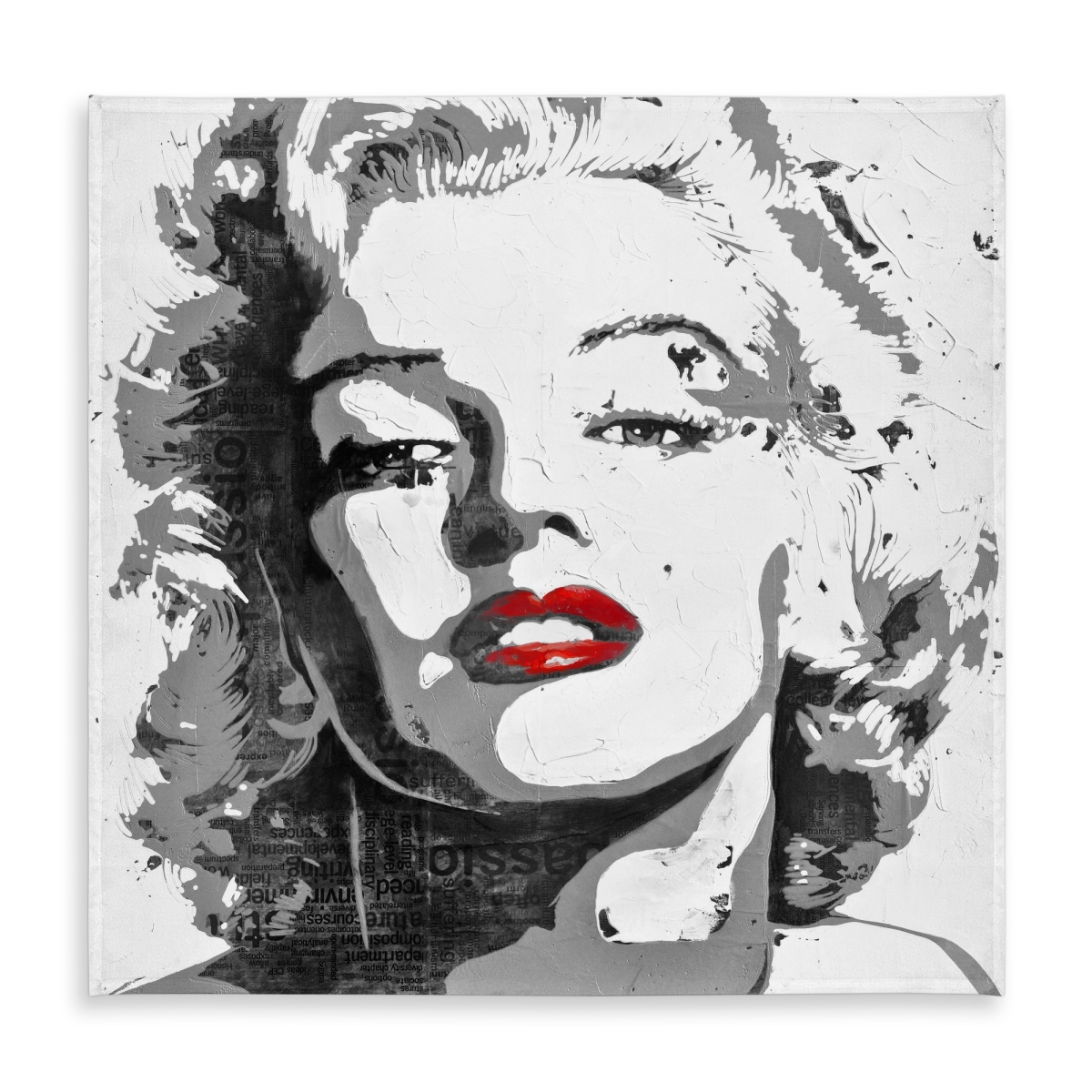 Picture of Begin Home Decor C1TC58586KAFXV 58 x 58 in. Marilyn Monroe Figurative Woman Tablecloth - Home Decor