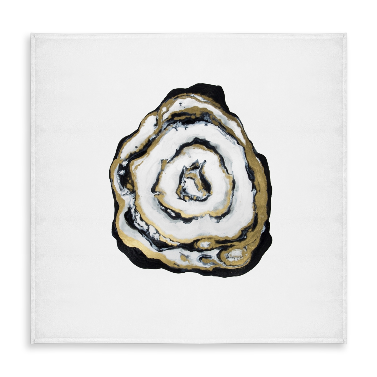 Picture of Begin Home Decor C1TC5858G29XU8 58 x 58 in. Golden Agate Minimalist Abstract Tablecloth - Indoor & Outdoor
