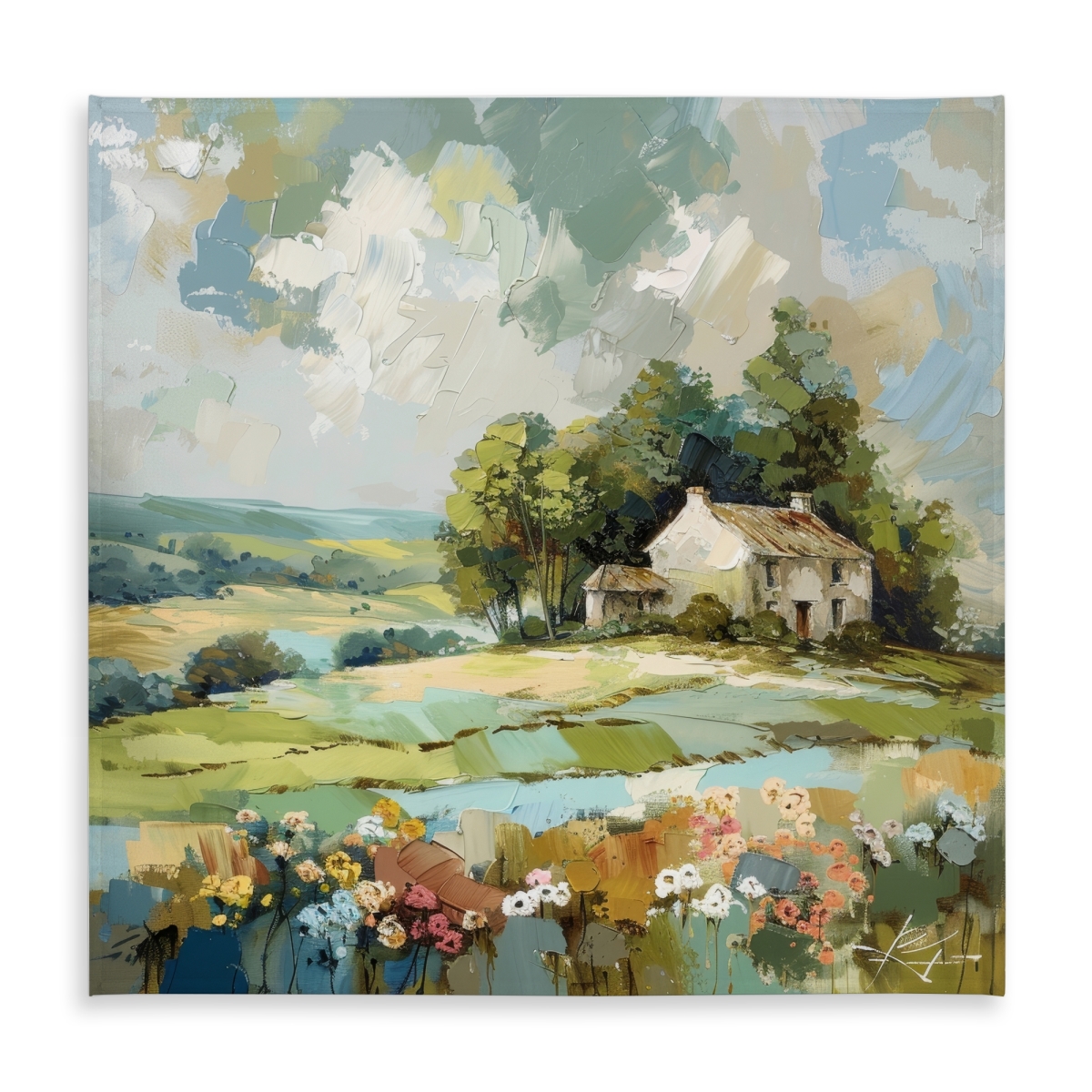 Picture of Begin Home Decor C1TC5858PKLSZ9 58 x 58 in. The Landmark Indoor & Outdoor Tablecloth - Home Decor Essential
